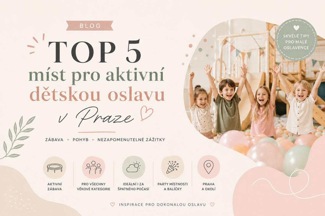 TOP 5 míst pro aktivní dětskou oslavu v Praze