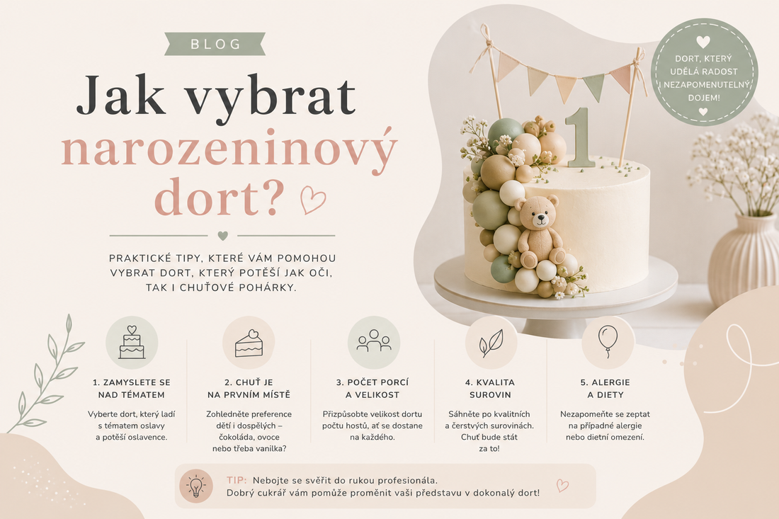 Jak vybrat narozeninový dort ?