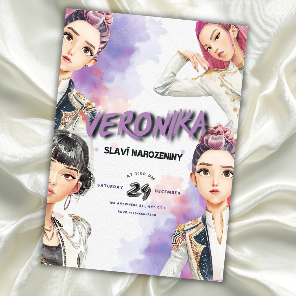 Digitální pozvánka – K-pop style II.