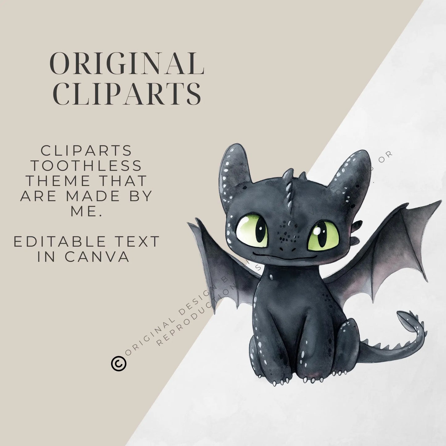 Digitální produkt - Narozeninový banner v tématice černého draka