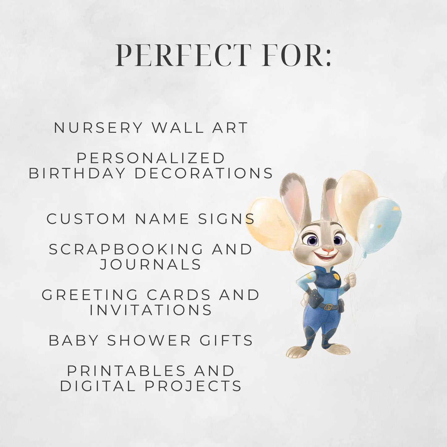 Digitální produkt - Ilustrace Zootopia I.