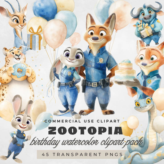 Digitální produkt - Ilustrace Zootopia I.
