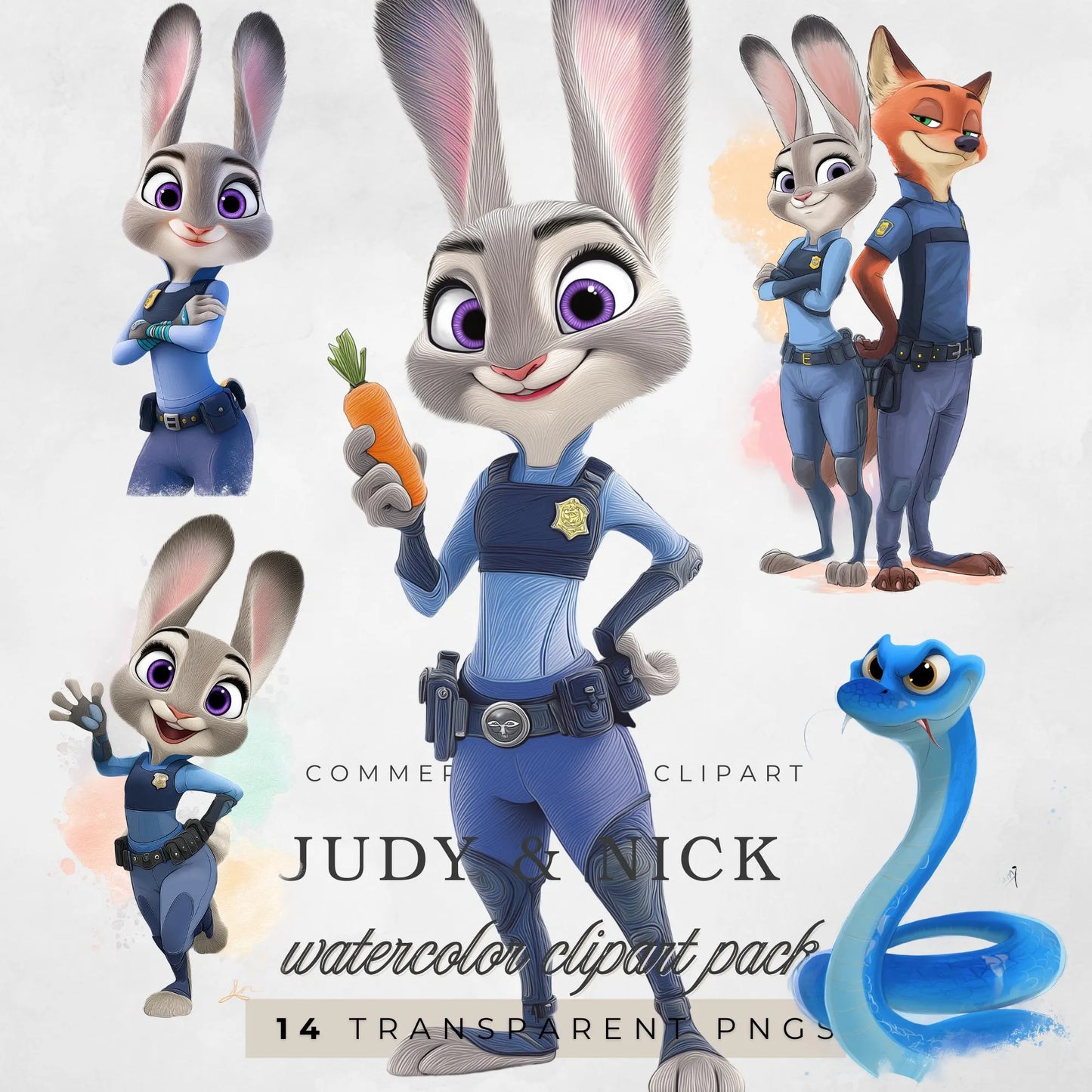 Digitální produkt - Ilustrace Zootopia II.